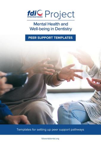 Peer Support Template - Mental Health in Dentistry - FDI